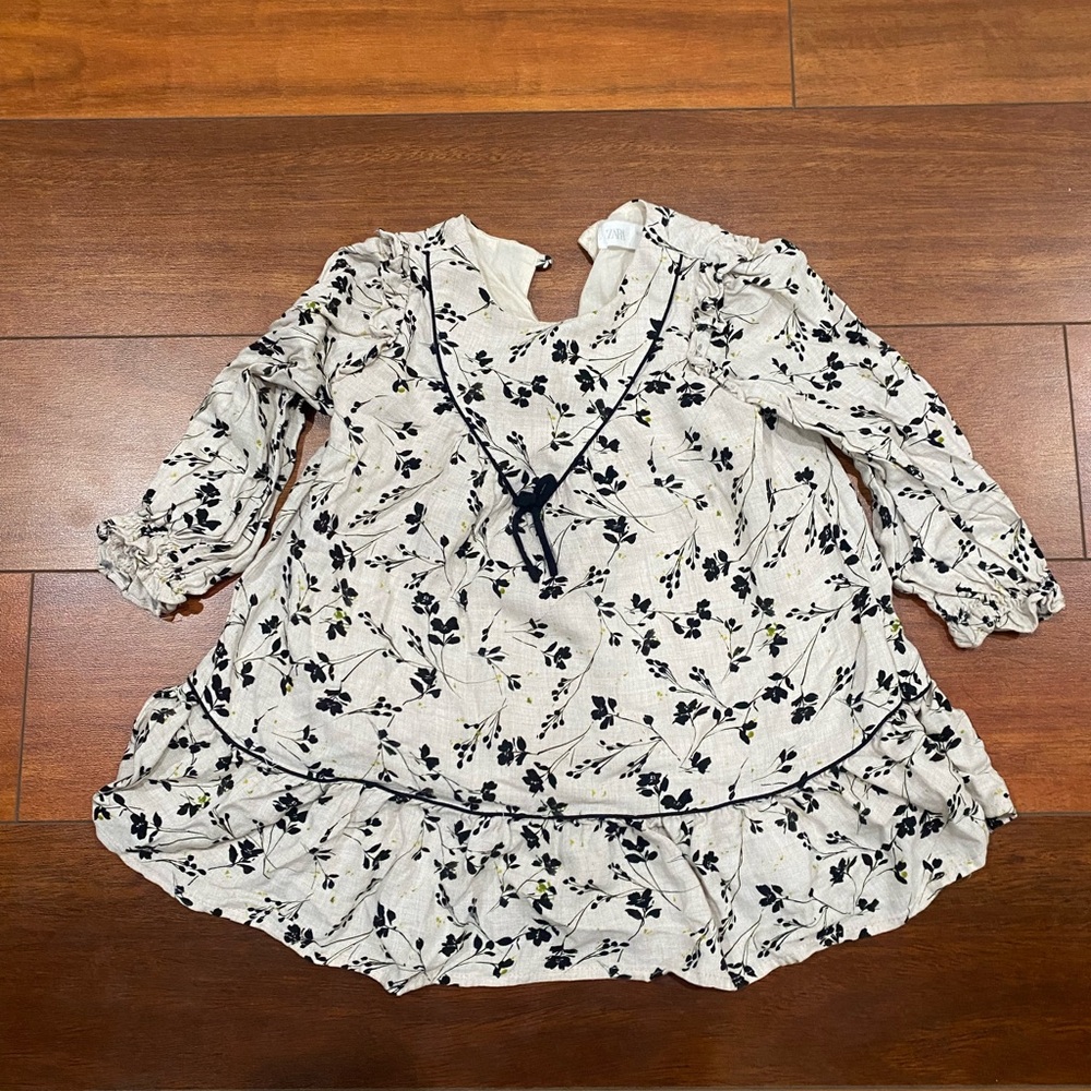ZARA - Girls Dress (lined) - 18 to 24 Months